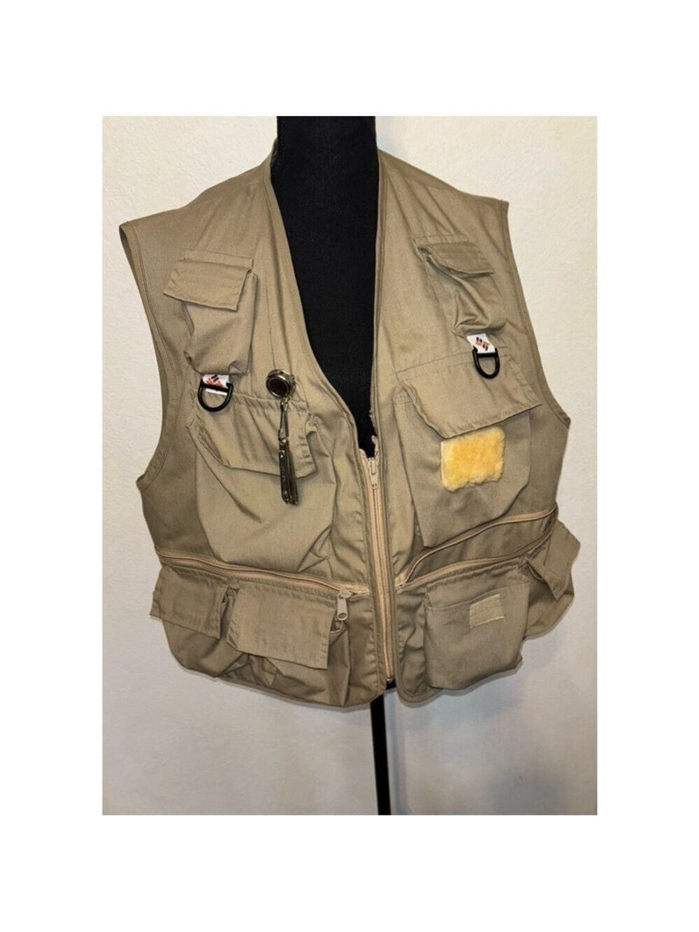 RARE Vintage Columbia PFG Mens XL Fly Fishing Full Zip Performance Utility Vest